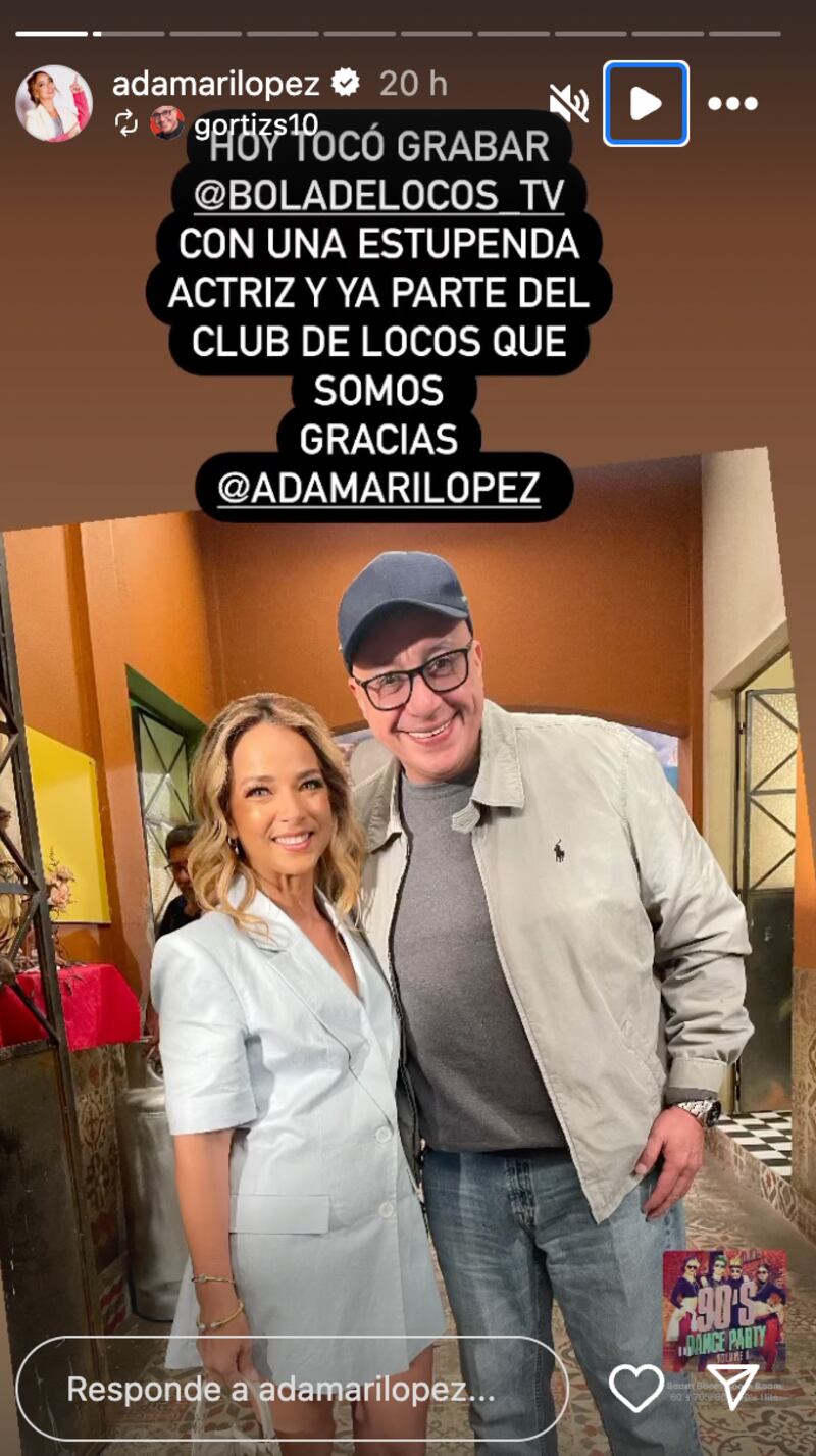 La publicación de Adamari López.